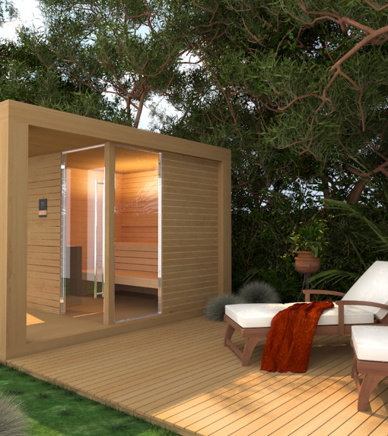 Freixanet Wellness reinvents the concept of outdoor saunas with the new YARD model.
